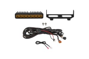 Can-Am Maverick X3 LED Light Bar - Front - Diode Dynamics - SS10 Sport - Yellow - `17-`25 Can-Am Maverick X3 LED Light Bar - Front - Diode Dynamics - SS10 Sport - Yellow - `17-`25